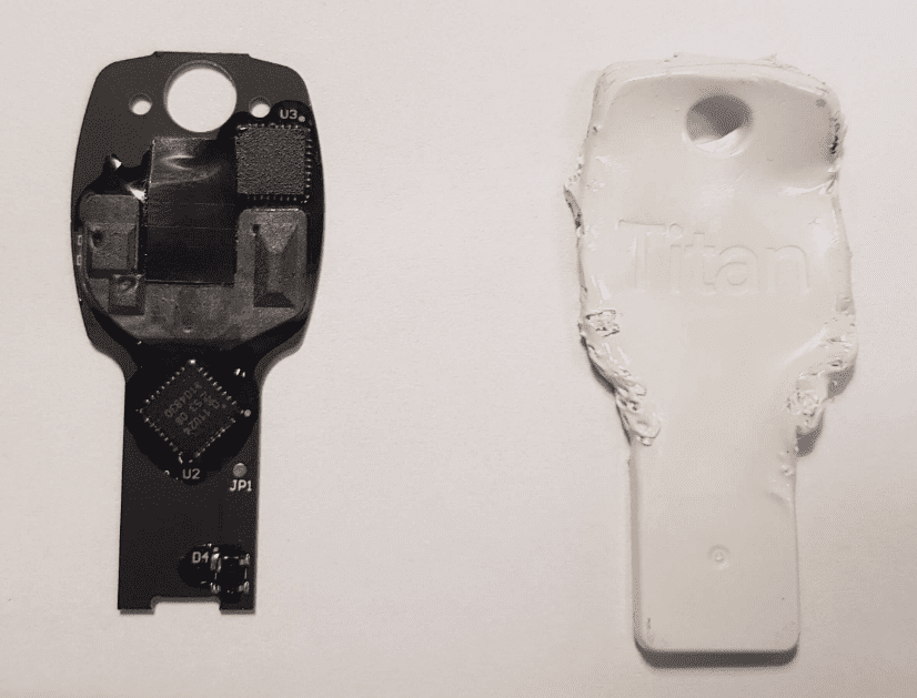 The casing has to be opened, leaving marks