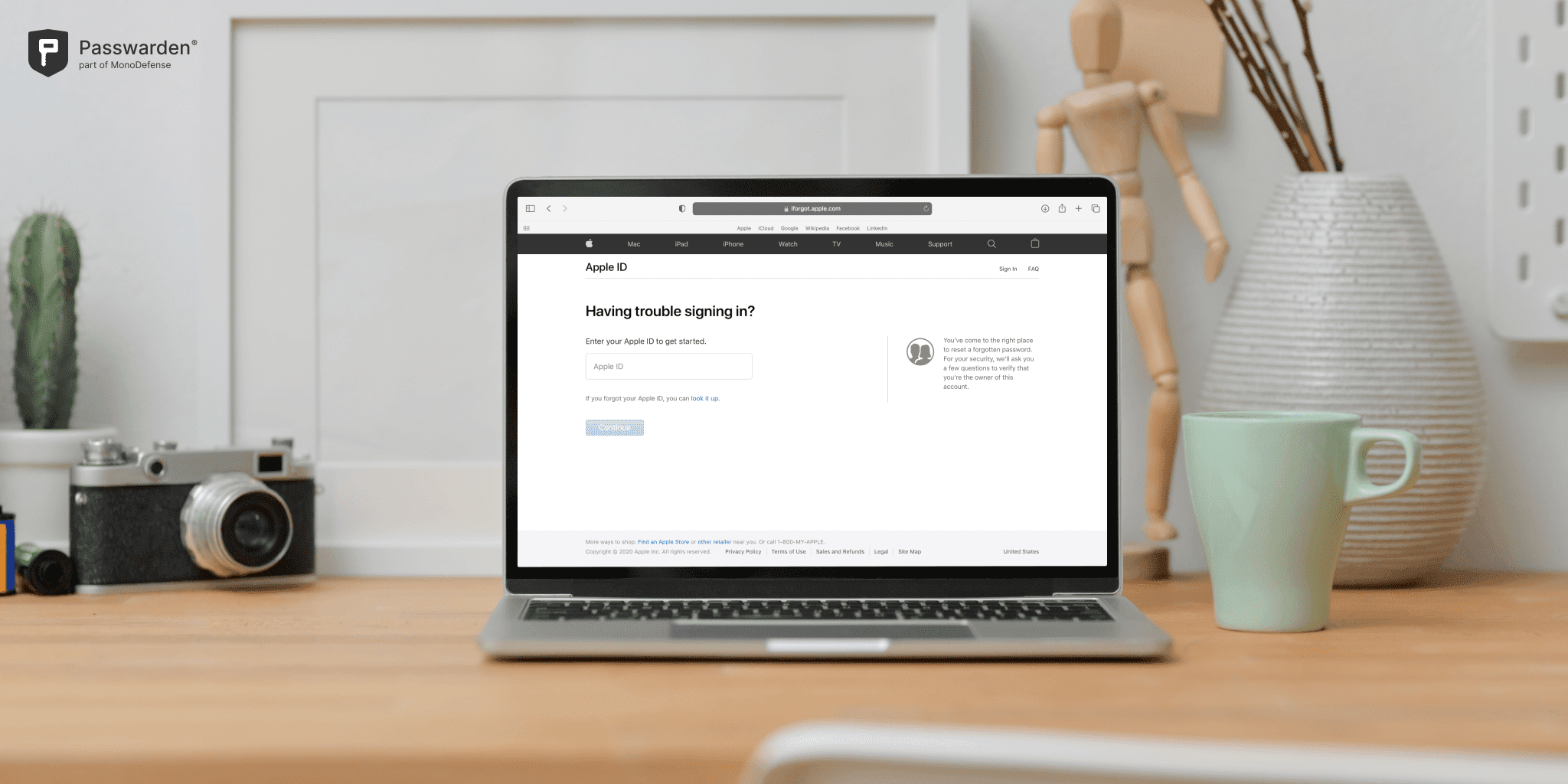 How to recover a password for Apple ID account
