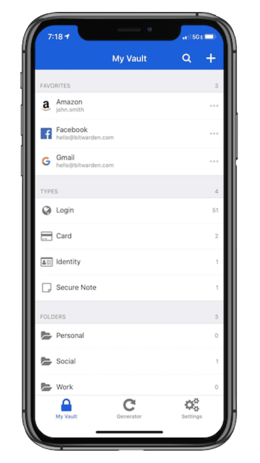 Bitwarden iOS