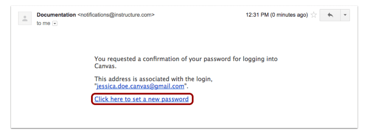 Click here to set a new password