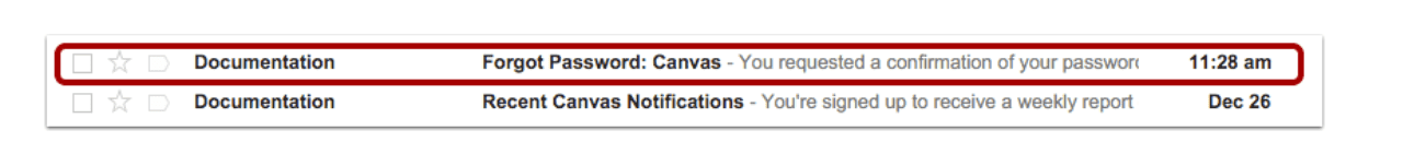 Forgot Password Canvas