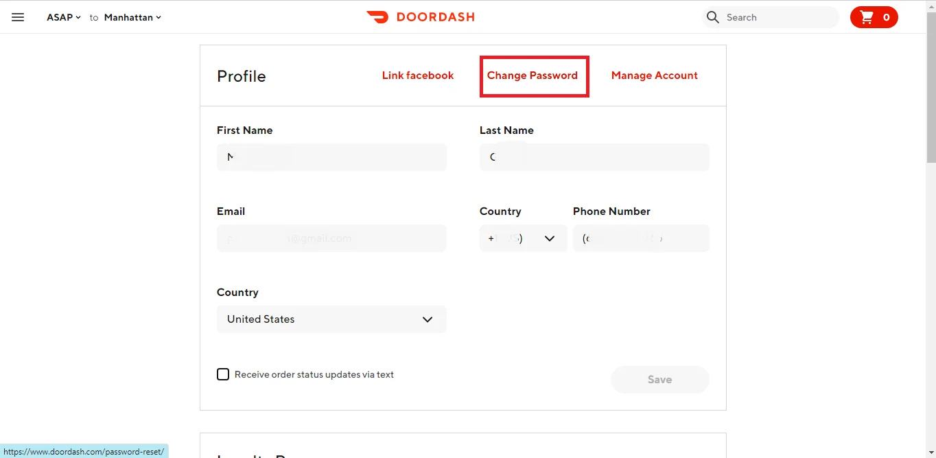 So I haven't been able to login or reset my password since yesterday. : r/ doordash