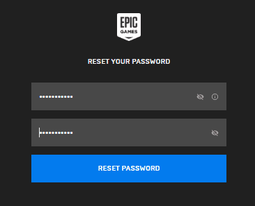 Reset your password
