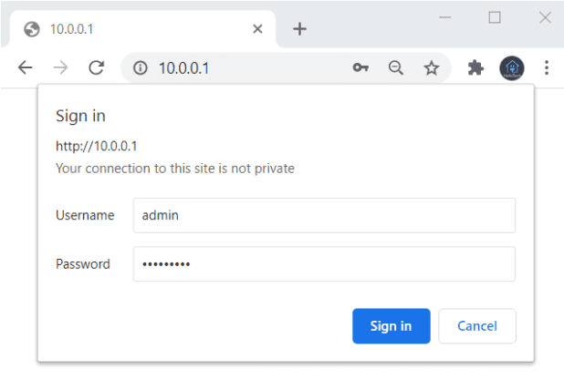 Sign In Router