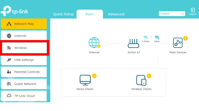 TP Link Router Wireless