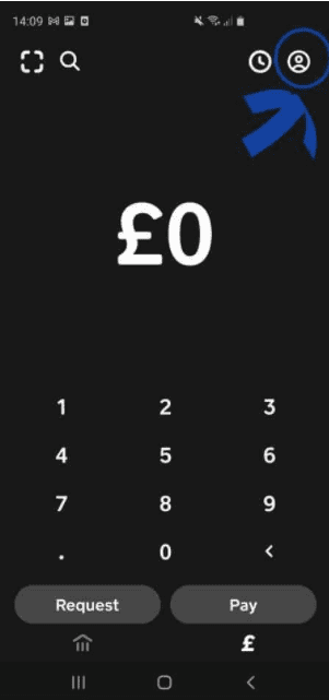 How to change Cash app password Profile