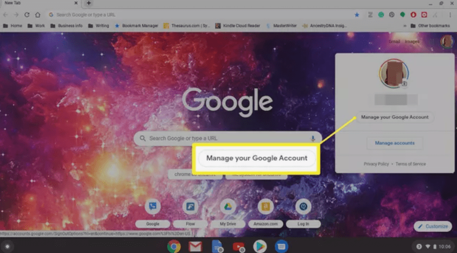 Manage your Google Account